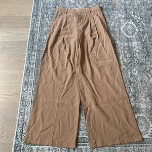 Mango wide leg trousers